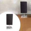 Ver imagem 2 de Abajur Luminaria de Mesa Quadrado e Interruptor Ref 49 Decoração Casa Sala Quarto Escritório Moveis