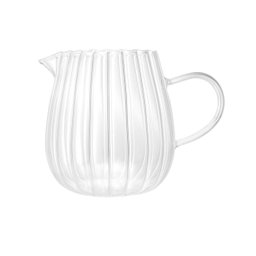 Leiteira de Vidro Fino Canelado Vai Ao Fogo 660ml Lyor - 2