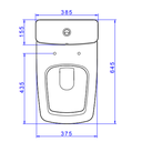 Ver imagem 3 de Vaso Sanitário para Caixa Acoplada Clean Dualflux Branco Deca