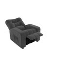 Ver imagem 3 de Poltrona Matrix Reclinável Azera - Veludo Chumbo