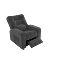 Ver imagem 2 de Poltrona Matrix Reclinável Azera - Veludo Chumbo