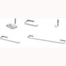 Kit 5 Acessórios Para Banheiro Standart Cromado Mila Metais - 1