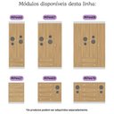 Ver imagem 6 de Guarda-roupa Infantil 92cm com Vidro 3 Portas e 2 Gavetas Pirulito Multimóveis Mp4467 Branco-