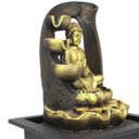 Ver imagem 3 de Fonte de Água Decorativa Resina Cascata Iluminação de Led Buda