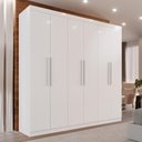 Ver imagem 2 de Guarda-roupa Casal 6 Portas 3 Gavetas Espanha - Mais Móveis Neve