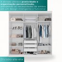 Ver imagem 5 de Guarda-roupa Casal 6 Portas 3 Gavetas Espanha - Mais Móveis Neve