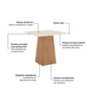 Ver imagem 6 de Conjunto Sala Jantar Mesa Dora Tampo 100% MDF 4 Cadeiras 100% Pintada Milla Henn