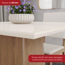 Ver imagem 7 de Conjunto Sala Jantar Mesa Dora Tampo 100% MDF 4 Cadeiras 100% Pintada Milla Henn
