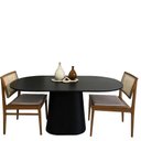 Ver imagem 2 de Mesa de Jantar Retangular Ébano Line 100x70cm