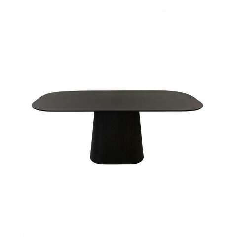 Mesa de Jantar Retangular Ébano Line 100x70cm