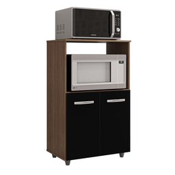 Balcão Madeira Móvel Armário Multiuso Organizador Cozinha Micro-ondas Forno Elétrico Pequeno Ta - 5