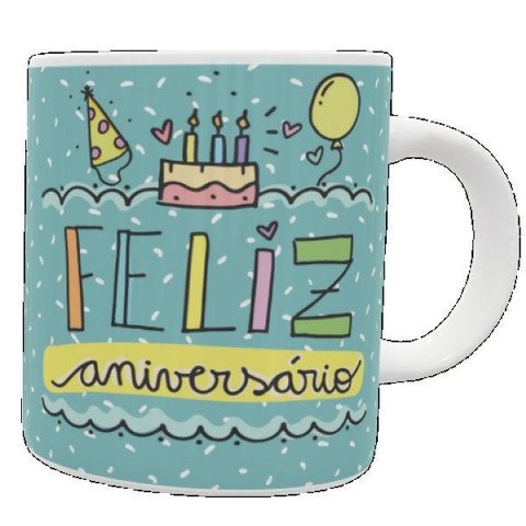 Caneca FELIZ ANIVERSÁRIO