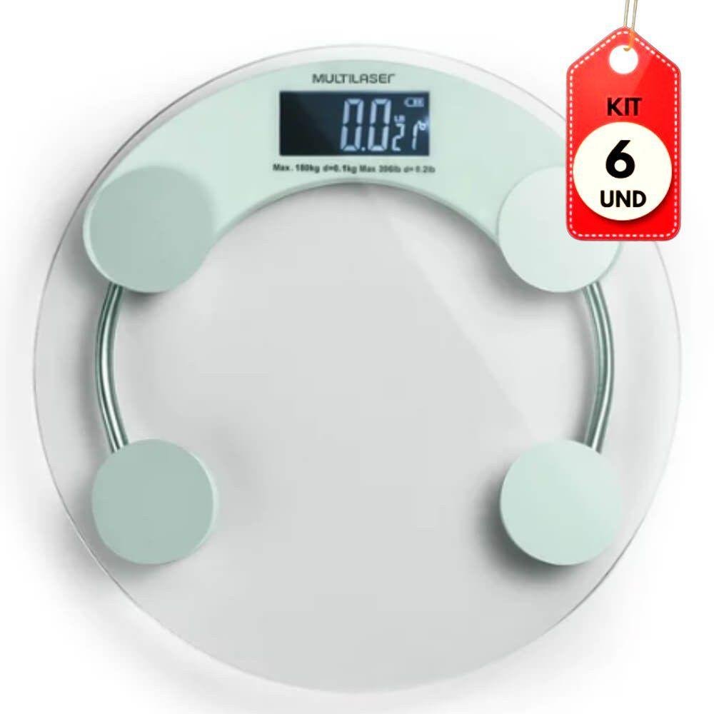 Kit C-06 Multilaser Balança P- Banheiro Digital Eatsmart | MadeiraMadeira