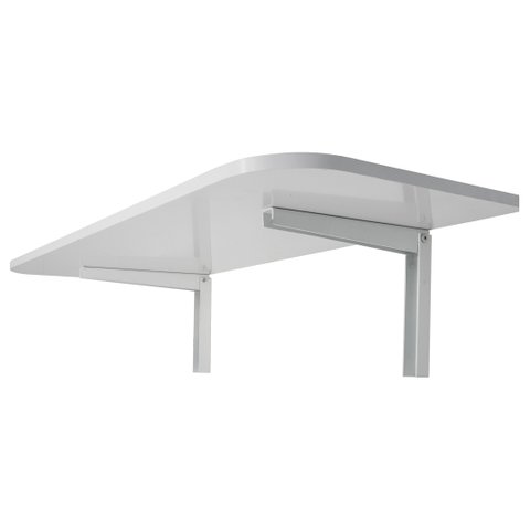 Mesa Dobrável de Parede 50x40cm em MDP Branco