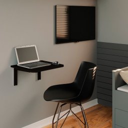Mesa Dobravel de Parede 50 X 40cm com Suporte Pr - 4