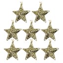 Ver imagem 7 de Conjunto Estrela Tridimensional Arabesco Dourada 11cm Enfeite Árvore 8 Unidades - Magizi