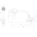 Ver imagem 3 de Kit Chuveiro Acqua Plus com Desviador 1990 Flexivel PVC Cromado Deca