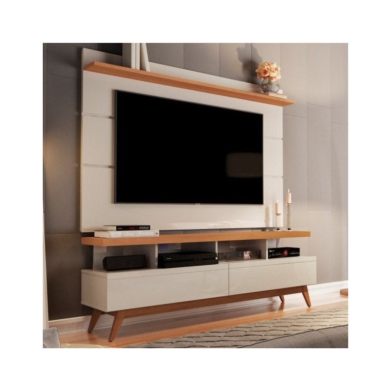 Home para TV 1.6 Polaris Off White Nature