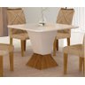 Mesa de Jantar Quadrada Moderna - Larissa-1,35x1,35 metros - Leifer Móveis - 3