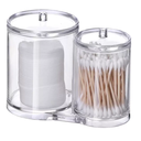 Ver imagem 1 de Porta Algodão em Disco e Cotonete de Acrílico - Transparente