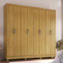 Ver imagem 1 de Guarda-roupa Casal 8 Portas Rp1804 Ipê - Decibal