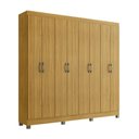 Ver imagem 2 de Guarda-roupa Casal 8 Portas Rp1804 Ipê - Decibal