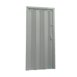 Porta Sanfonada Pvc 0,72x2,10 Multilit Cinza - 2