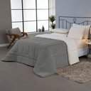 Ver imagem 2 de Coberdrom Noruega Sherpa + Manta Flannel 1Pç Solteiro - Cinza