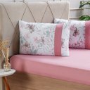 Ver imagem 4 de Jogo de Cama Casal Malha 3 Pçs Bella Cama New 138x188cm Rosa