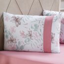 Ver imagem 3 de Jogo de Cama Casal Malha 3 Pçs Bella Cama New 138x188cm Rosa