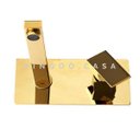 Ver imagem 3 de Torneira para banheiro misturador monocomando de parede Santana Pingoo.casa - Dourado