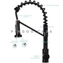 Ver imagem 3 de Torneira para cozinha Gourmet Misturador Monocomando Extensível Araguari Pingoo.casa - Preto