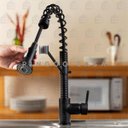 Ver imagem 2 de Torneira para cozinha Gourmet Misturador Monocomando Extensível Araguari Pingoo.casa - Preto