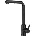 Ver imagem 1 de Torneira para cozinha Gourmet Misturador Monocomando Extensível Gurupi Pingoo.casa - Preto