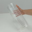 Ver imagem 5 de Vaso Decorativo Enfeite Casa Redondo Home&Co Borossilicato 30x12x12cm Transparente