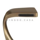 Ver imagem 4 de Torneira para banheiro cascata Misturador Monocomando Baixa Cairu Pingoo.casa - Dourado escovado