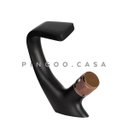 Ver imagem 4 de Torneira para banheiro cascata Misturador Monocomando Baixa Cairu Pingoo.casa - Preto e rose