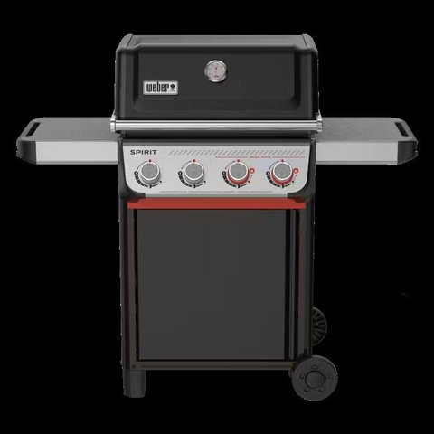 Churrasqueira a Gás em Aço Inox Spirit e-425 Preta Weber