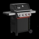Ver imagem 3 de Churrasqueira a Gás em Aço Inox Spirit e-425 Preta Weber