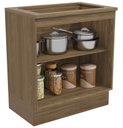 Ver imagem 2 de Armário de Cozinha Balcão 2 Portas 80cm com Tampo M623 Botanic Kappesberg