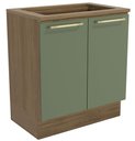 Ver imagem 1 de Armário de Cozinha Balcão 2 Portas 80cm com Tampo M623 Botanic Kappesberg