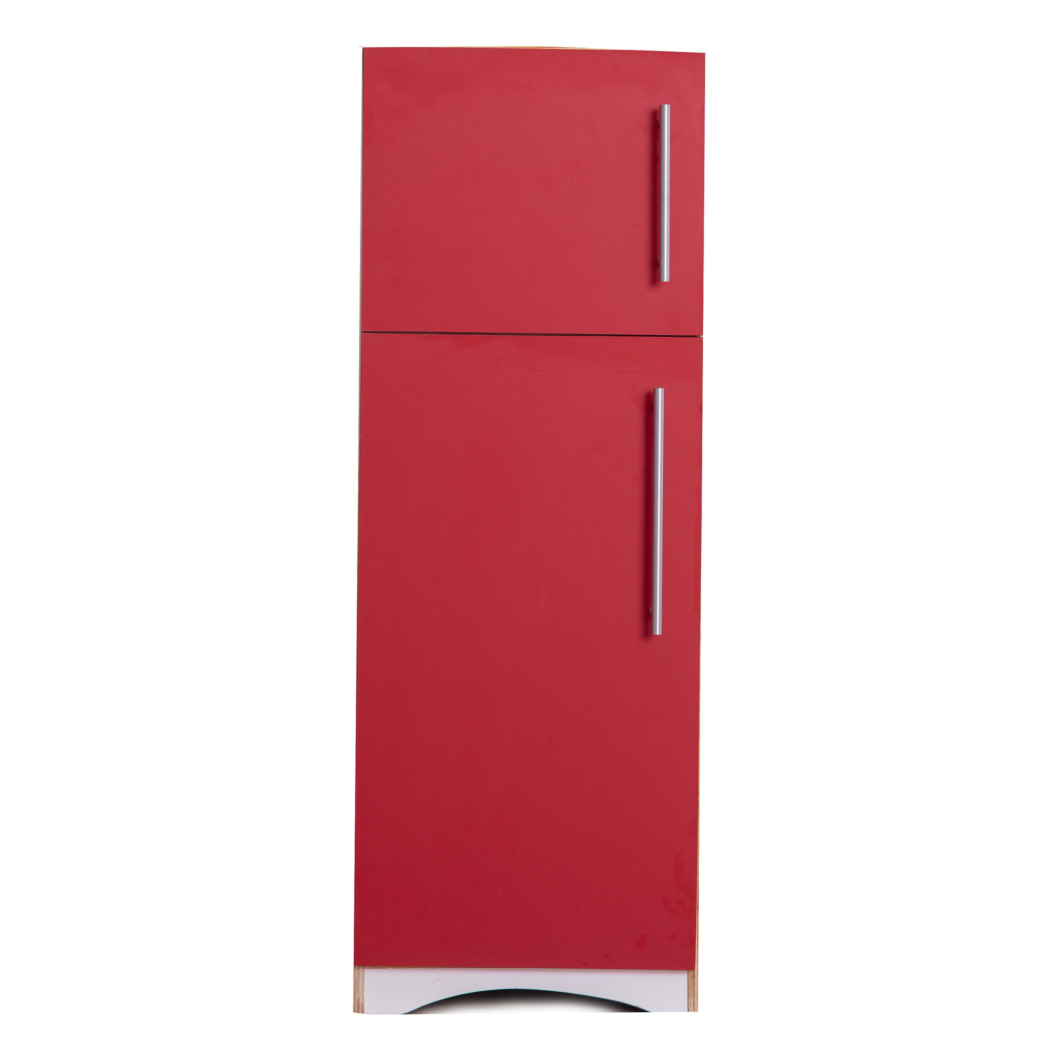 Refrigerador Vermelho de Madeira Fashion Toys