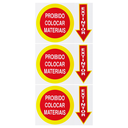 Ver imagem 1 de Combo 3 Placas De Sinalização Extintor / Proibido Colocar Materiais 30X20 Acesso - S-210 F9e