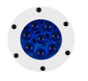 Ver imagem 1 de Mini Refletor de Led Azul com Lupa