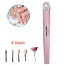 Mini Lixadeira Unha Elétrica Portátil Recarregável Manicure DS11252 - 2