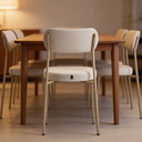 Ver imagem 7 de Kit 2 Cadeiras de Jantar Sienna Aço Carbono Pintura Epóxi Design Industrial Luxo Sala Estar Gourmet: