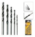Ver imagem 1 de Broca de Madeira Kit com 5 Peças 4,5,6,8,10 Aço Carbono Pro