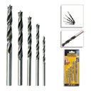 Ver imagem 1 de Broca de Madeira Kit com 5 Peças 4,5,6,8,10 Aço Carbono Pro