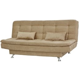 Sofá Cama Salomé Suede Bege Claro B 251 – Matrix - 2