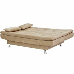 Sofá Cama Salomé Suede Bege Claro B 251 – Matrix - 4